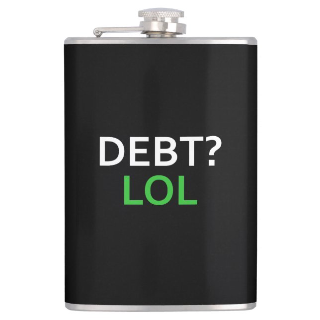 Debt LOL Flask (Front)
