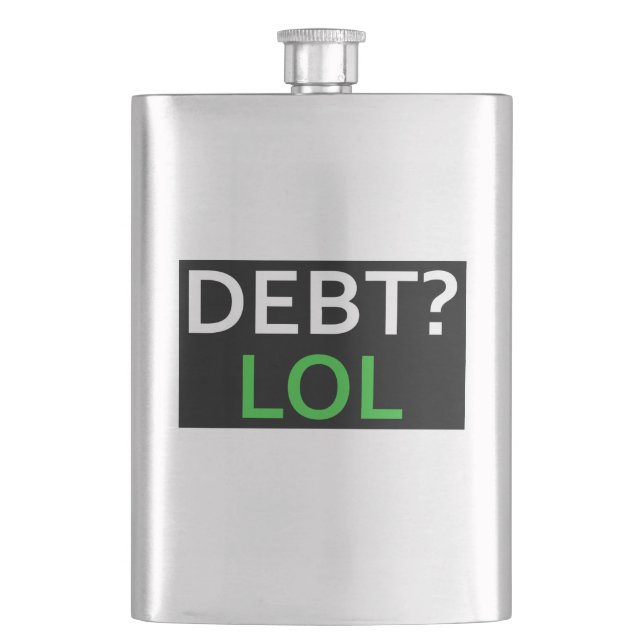 Debt LOL Flask (Front)