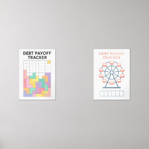 Debt Payoff Tracker  Wall Art Sets