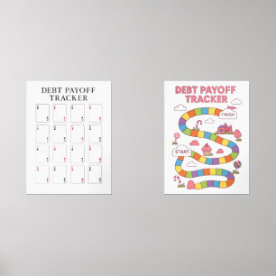 Debt Payoff Tracker  Wall Art Sets