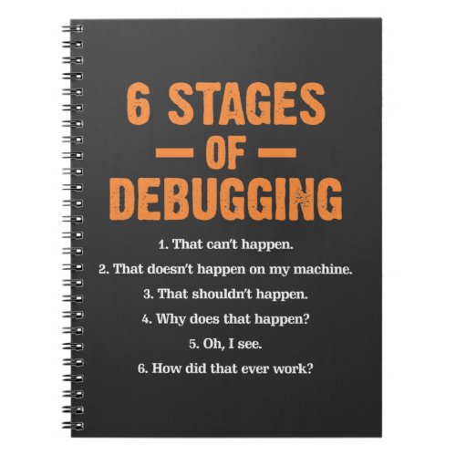 Debugging Coder Bug Coding Computer Programmer Notebook