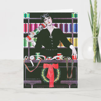 Dec 1916 Coles Phillips magazine cover Holiday Card