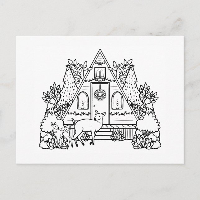 Dec House Holiday Postcard (Front)