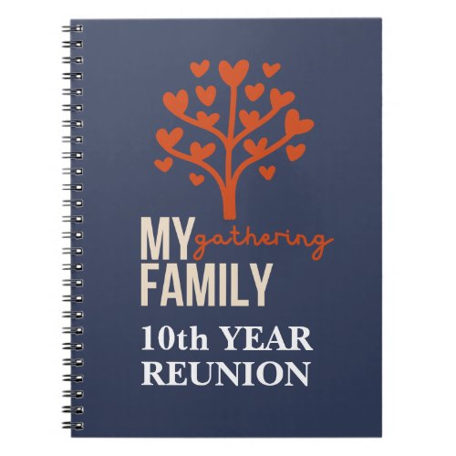 Decade Of Family Love Celebration Notebook