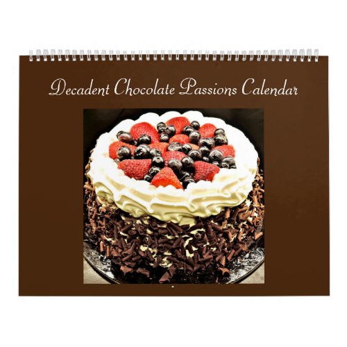 Decadent Chocolate Passions Calendar