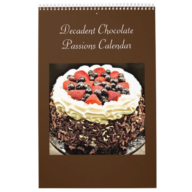 Decadent Chocolate Passions Calendar (Cover)