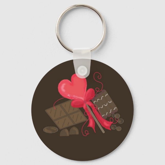Decadent Chocolate Treats Keychain (Front)