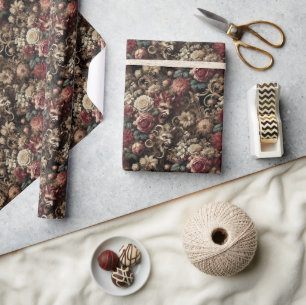 Decadent Devilry – Gothic Baroque  Wrapping Paper