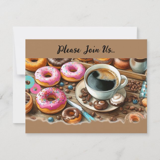 Decadent Donuts and Coffee Announcement (Front)