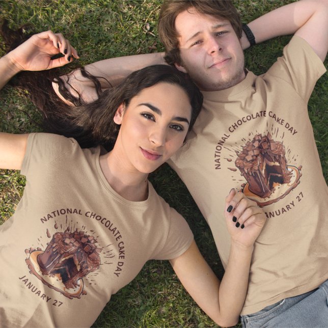 Decadent National Chocolate Cake Day  T-Shirt (Creator Uploaded)