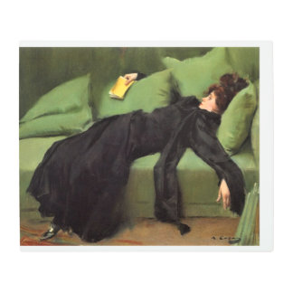  Decadent Young Woman After The Dance  Ceramic Til Metal Print