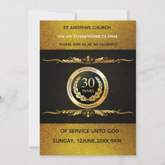 Decades of Devotion Church Invite