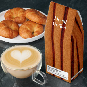 Decaf Coffee Brown Stripe