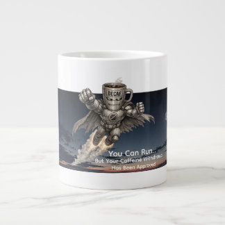 Decaf Destroyer Takes Flight Giant Coffee Mug