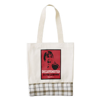 Decaf Is A 4-Letter Word Zazzle HEART Tote Bag