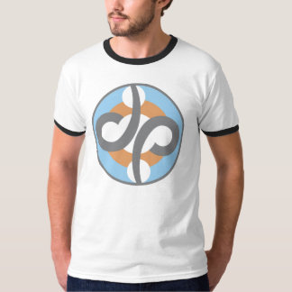 Decaf Planet logo ringer T-Shirt