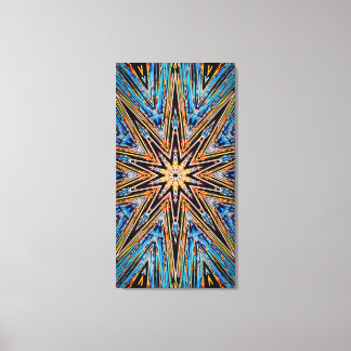 Decagon Starburst 21x40 Canvas Print