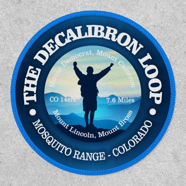 Decalibron Loop (hiking)  Patch (Front)
