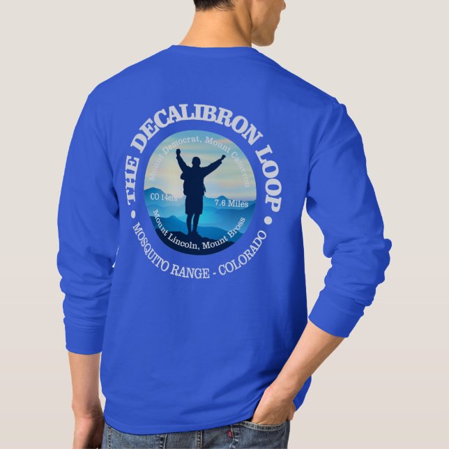Decalibron Loop (hiking) T-Shirt (Back)