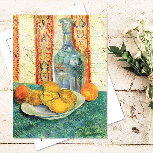 Decanter and Lemons Vincent van Gogh Postcard