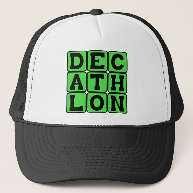 Decathlon, Track Sports Trucker Hat (Front)