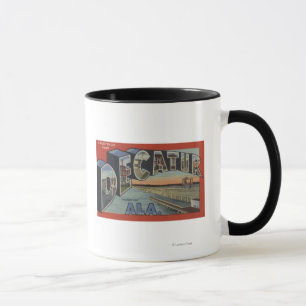 Decatur, Alabama - Large Letter Scenes Mug