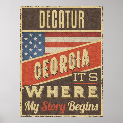 Decatur Georgia Poster