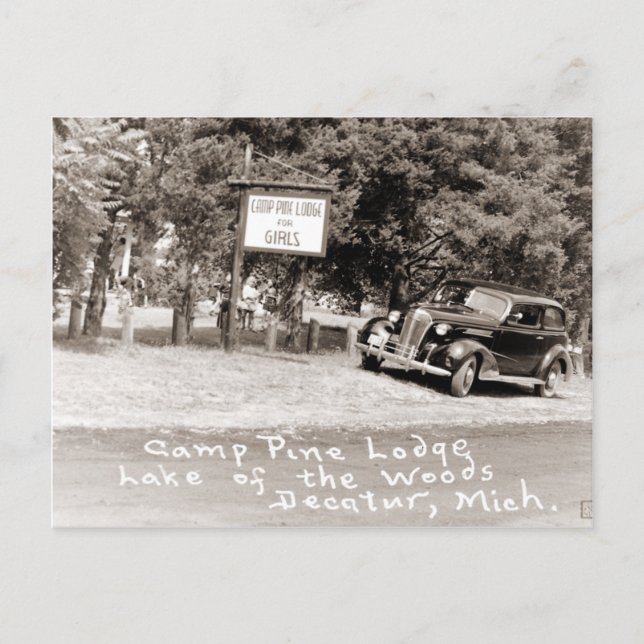 Decatur Michigan Postcard (Front)