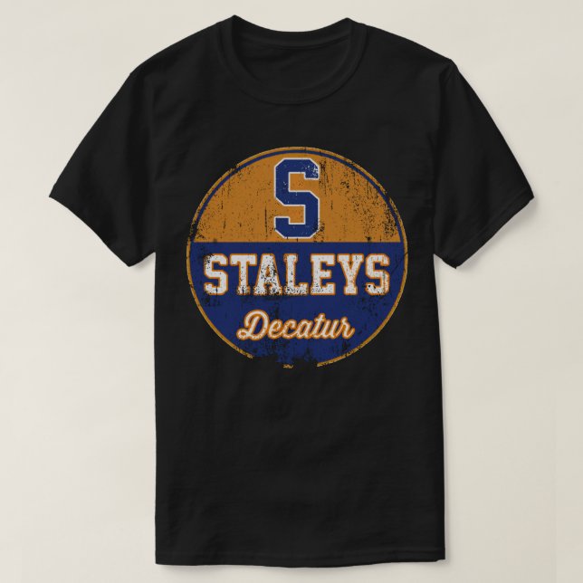 Decatur Staleys Sticker T-Shirt (Design Front)