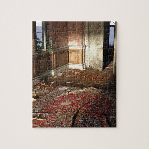 Decayed Room in Abandoned Mansion Jigsaw Puzzle
