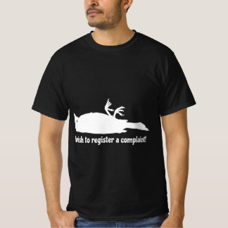 Deceased Dead Parrot Funny Comedy Complaint T-Shirt