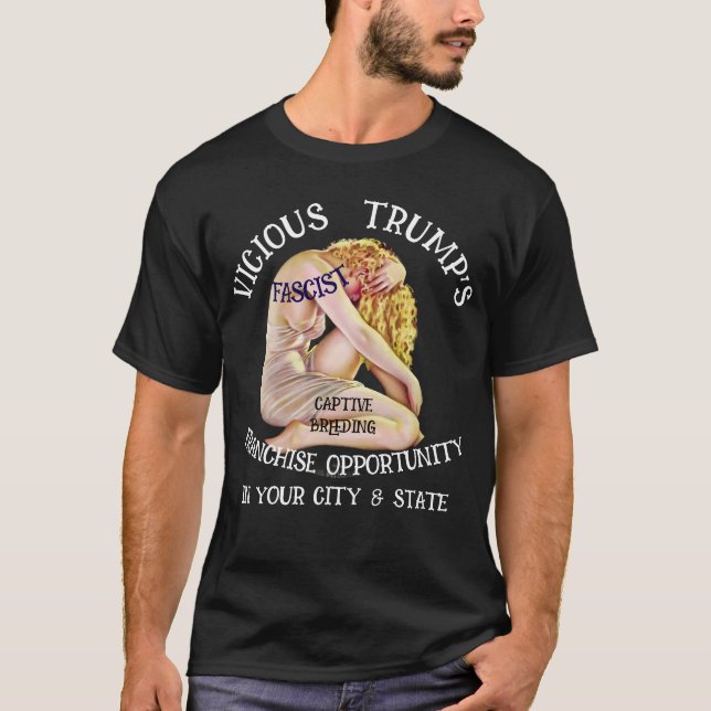 Deceased Trump Dead Obituary Funeral Program WH T-Shirt (Front)