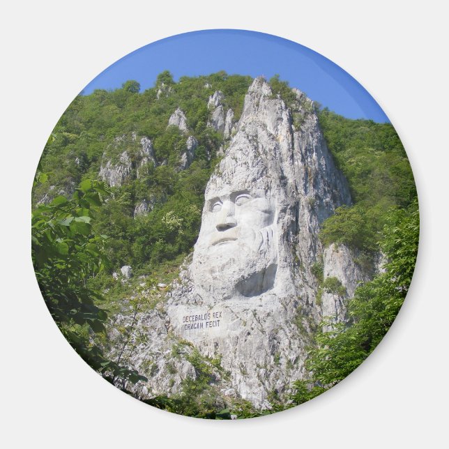 Decebalus Head Magnet (Front)