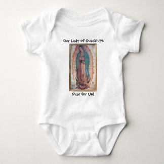 December 12 Our Lady of Guadalupe Baby Bodysuit