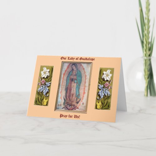 December 12   Our Lady of Guadalupe Card