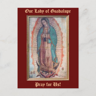 December 12 Our Lady of Guadalupe Postcard