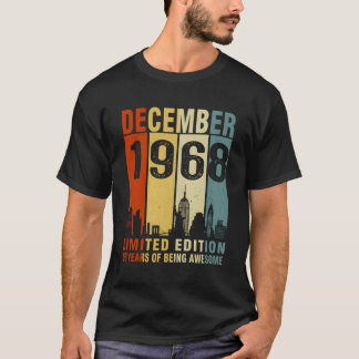 December 1968 55 Years Of Being Awesome T-Shirt