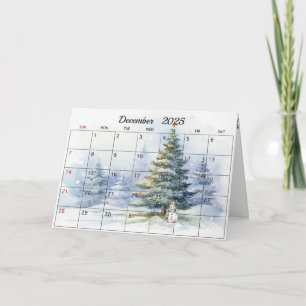 December 2026 Christmas Month Card