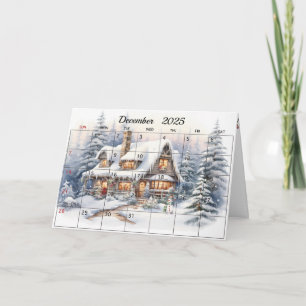 December 2026 Christmas Month Card