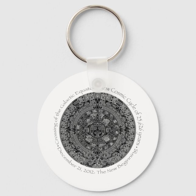 December 21, 2012 Mayan Calendar commemorative Keychain (Front)