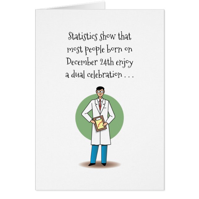 December 24th Birthday Cards (Front)