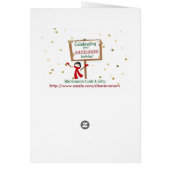 December Angel Birthday Card (Back)