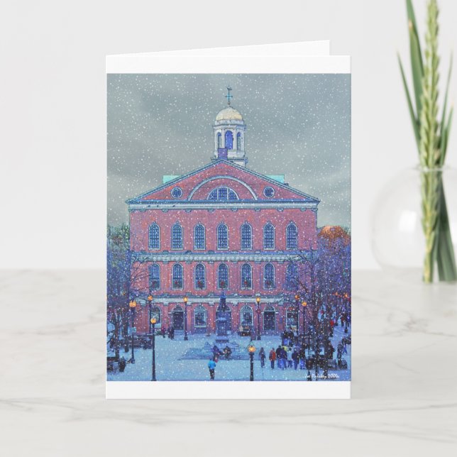 December at Faneuil Hall Holiday Card (Front)