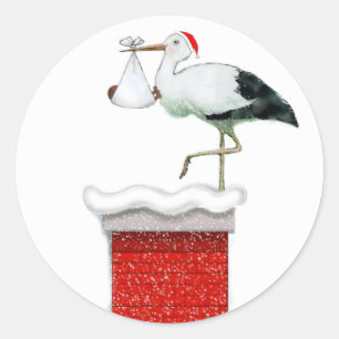 December Baby Classic Round Sticker