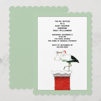December Baby Shower Invitation