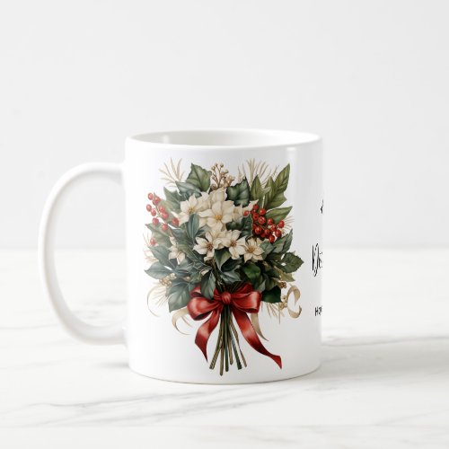 December Birth Flower Holly Coffee Mug