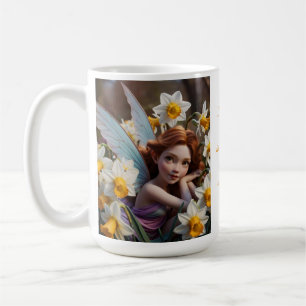 December Birth Flower - Narcissus Flower Fairy  Coffee Mug