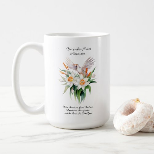 December Birth Month Flower Narcissus      Coffee Mug