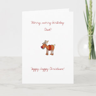 December Birthday Card