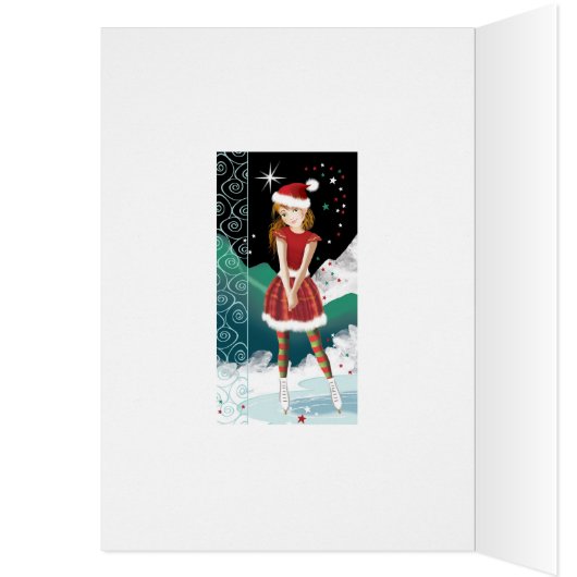 December Birthday, Girl on Ice-Skates (Inside (Left))